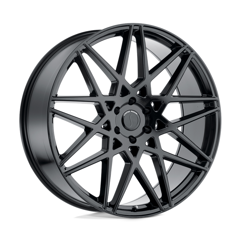 Status Wheels - GRIFFIN - Black - Gloss Black - 24" x 9.5", 15 Offset, 5x139.7 (Bolt Pattern), 112.1mm HUB