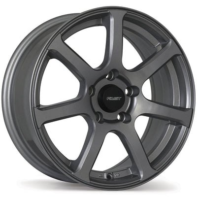 Fast Wheels - Seven - Gunmetal - Gloss Gunmetal - 16" x 7", 42 Offset, 5x114.3 (Bolt Pattern), 67.1mm HUB