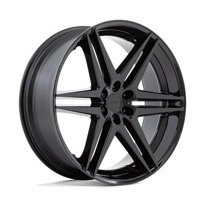 DUB - S268 DIRTY DOG - Black - ALL GLOSSY BLACK - 26" x 10", 25 Offset, 6x139.7 (Bolt Pattern), 106.1mm HUB