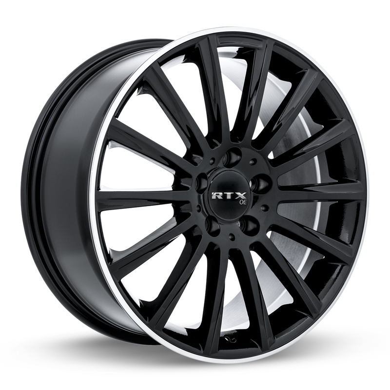 RTX Wheels - Kehl - Black - Satin Black - 20" x 8.5", 35 Offset, 5x112 (Bolt Pattern), 66.6mm HUB
