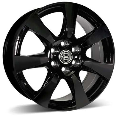RSSW - Iron - Black - Gloss Black - 18" x 8", 53 Offset, 6x120 (Bolt Pattern), 67mm HUB