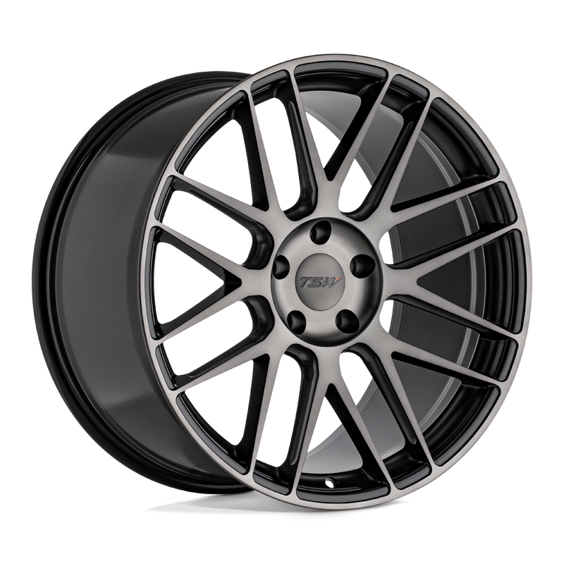 TSW Wheels - NORD - Black - Semi Gloss Black Milled-Machined Dark Tint Face - 20" x 10.5", 32 Offset, 5x114.3 (Bolt Pattern), 76.1mm HUB
