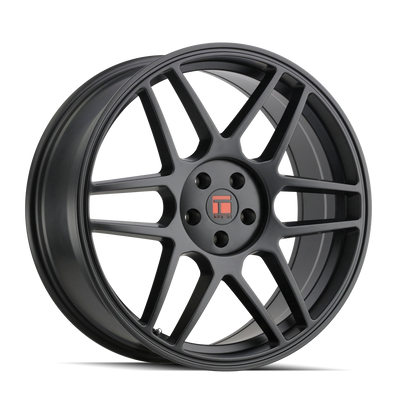Touren - TR74 - Black - MATTE BLACK - 17" x 8", 40 Offset, 5x112/120 (Bolt Pattern), 74.1mm HUB