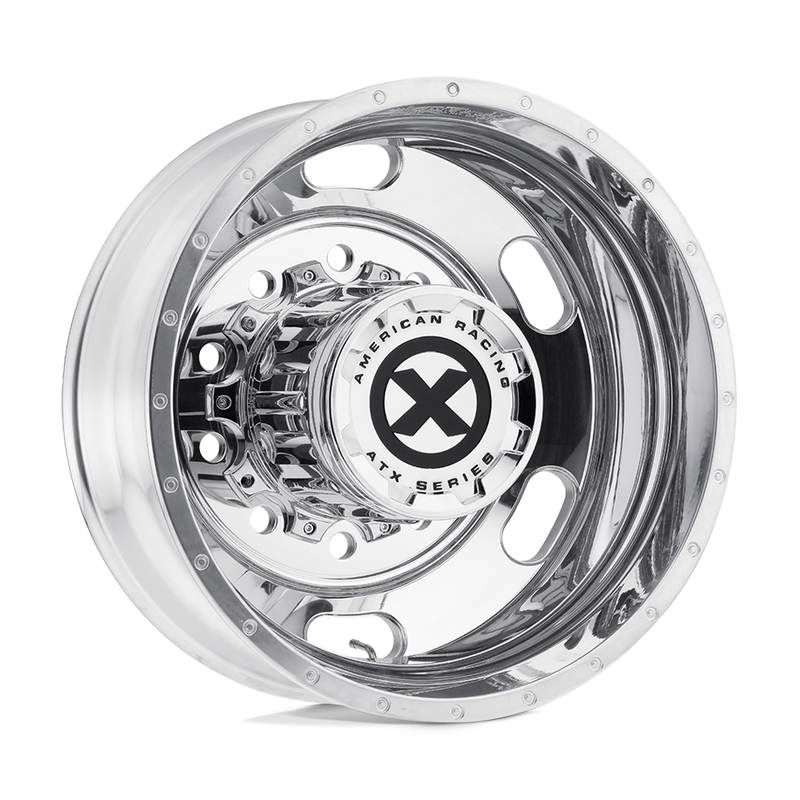 ATX - AO402 INDY - Polished - POLISHED - 24.5" x 8.25", -168 Offset, 10x285.75 (Bolt Pattern), 220.1mm HUB