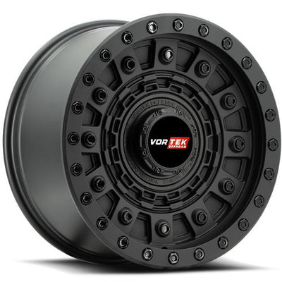 Vortek Offroad - VRD-701 ARMOR - Black - Matte Black - 20" x 9.5", -18 Offset, 8x170/180 (Bolt pattern), 125.1mm HUB