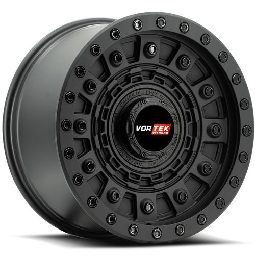 Vortek Offroad - VRD-701 ARMOR - Black - Matte Black - 20" x 9.5", 12 Offset, 5x139.7/150 (Bolt pattern), 78.1mm HUB