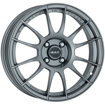 Mak Wheels - XLR - Gunmetal - MATTE GRAPHITE - 18" x 7.5", 45 Offset, 4x108 (Bolt Pattern), 63.4mm HUB