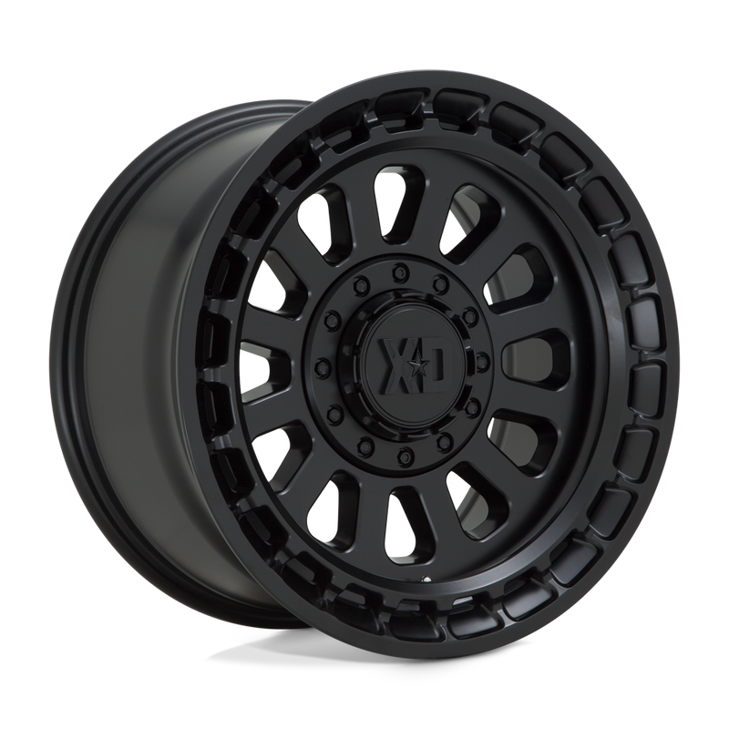 XD Series - XD856 OMEGA - Black - SATIN BLACK - 17" x 9", 18 Offset, 6x120/139.7 (Bolt Pattern), 78.1mm HUB