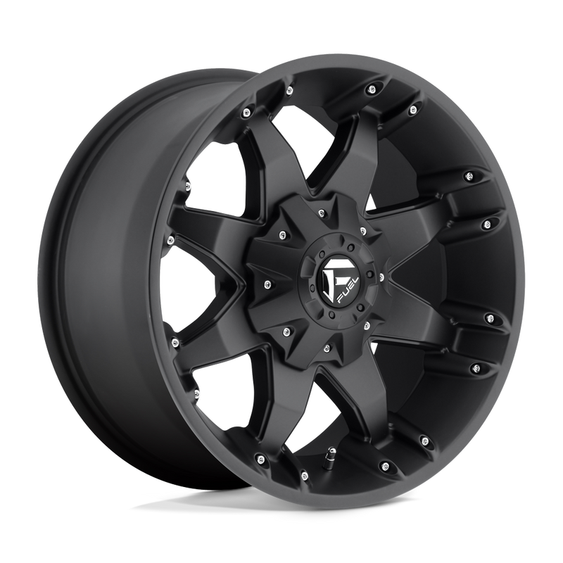 Fuel - D509 OCTANE - Black - MATTE BLACK - 18" x 9", 20 Offset, 6x135/139.7 (Bolt Pattern), 106.1mm HUB