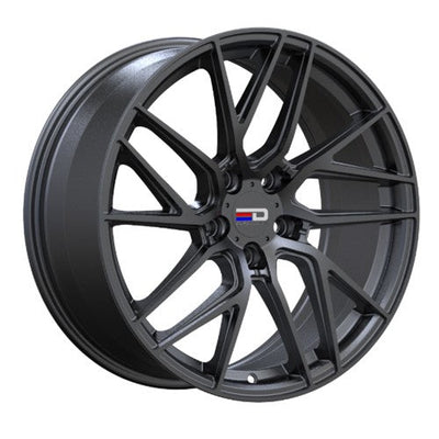 Euro Design - Tech - Black - Matte Black - 18" x 8", 35 Offset, 5x114.3 (Bolt Pattern), 56.1mm HUB