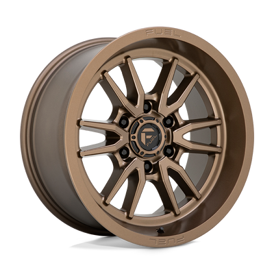 Fuel - D788 CLASH - Bronze - BRONZE - 18" x 9", 1 Offset, 6x114.3 (Bolt Pattern), 66.1mm HUB