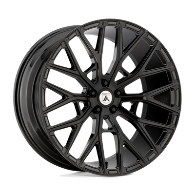 Asanti Black - ABL-21 LEO - Black - GLOSS BLACK - 22" x 10.5", 35 Offset, 5x114.3 (Bolt Pattern), 72.6mm HUB