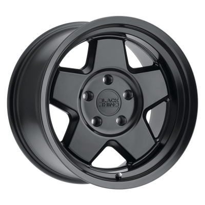 Black Rhino - REALM - Gunmetal - MATTE BLACK - 18" x 9.5", -18 Offset, 6x139.7 (Bolt Pattern), 112.1mm HUB