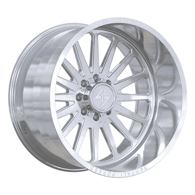 Sentali - Forged SF-2 - Silver - Brushed Milled - 26" x 12", -44 Offset, 6x139.7 (Bolt pattern), 106.2mm HUB