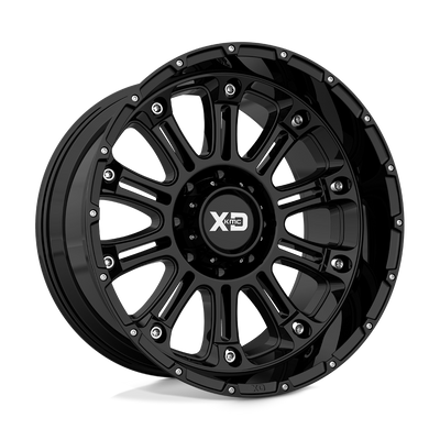 XD Series - XD829 HOSS II - Black - Gloss Black - 20" x 9", -12 Offset, 6x135 (Bolt Pattern), 87.1mm HUB