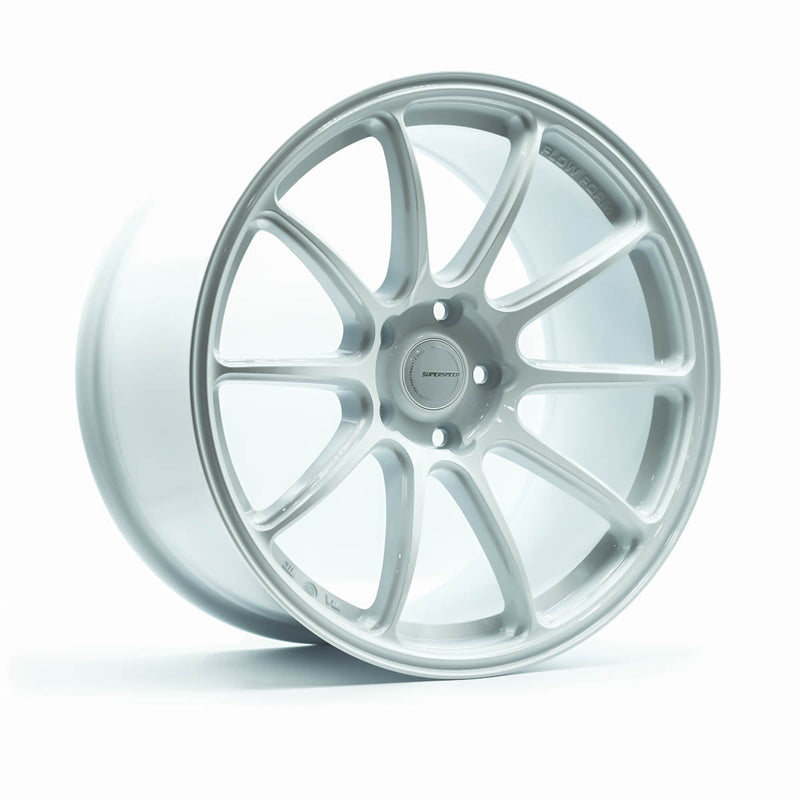 Superspeed - RF03RR - White - Speed White - 18" x 9.5", 38 Offset, 5x120 (Bolt Pattern), 64mm HUB