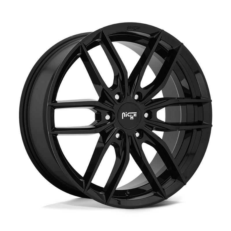 Niche - M209 VOSSO - Black - GLOSS BLACK - 20" x 9", 20 Offset, 6x139.7 (Bolt Pattern), 106.1mm HUB
