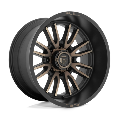 Fuel - D762 CLASH - Black - MATTE BLACK DOUBLE DARK TINT - 22" x 12", -44 Offset, 8x170 (Bolt Pattern), 125.1mm HUB