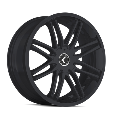 Kraze Wheels - CRAY - Black - SATIN BLACK - 20" x 8.5", 35 Offset, 5x112/114.3 (Bolt Pattern), 73mm HUB