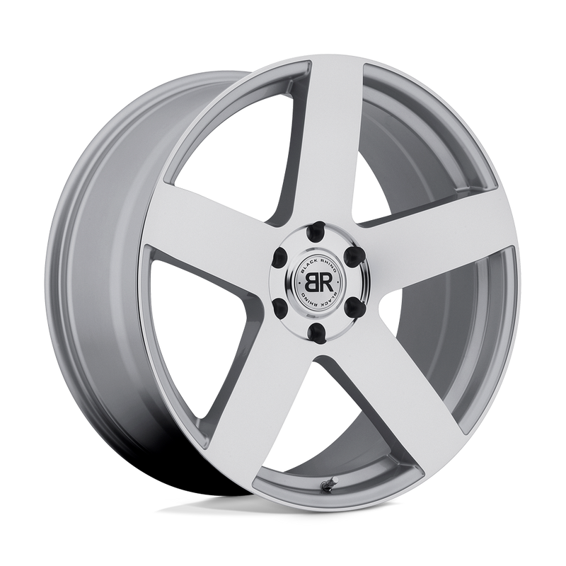 Black Rhino - EVEREST - Silver - Silver with Mirror-Cut Face - 20" x 9", 20 Offset, 5x139.7 (Bolt Pattern), 78.1mm HUB