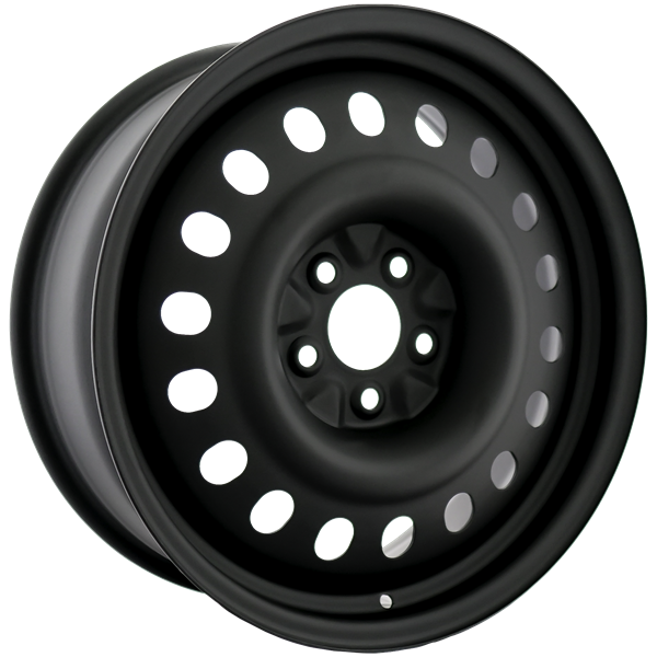 Envy Wheels - NX6 STEEL WHEEL - Black - FLAT BLACK - 18" x 7", 40 Offset, 5x114.3 (Bolt Pattern), 67.1mm HUB