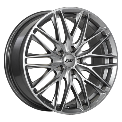 Dai Alloys - Craze - Gunmetal - Gunmetal Reflex - 16" x 7", 40 Offset, 5x114.3 (Bolt Pattern), 67.1mm HUB