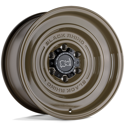Black Rhino - SOLID - GLOSS ALLIGATOR GREEN - 17" x 9.5", -18 Offset, 5x127 (Bolt Pattern), 71.5mm HUB