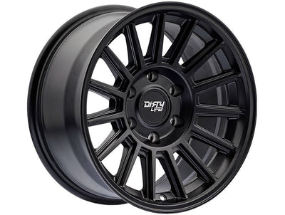 Dirty Life - JOURNEY - Black - Matte Black - 17" x 8.5", 0 Offset, 6x139.7 (Bolt pattern), 106mm HUB