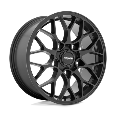 Rotiform - R190 - Black - MATTE BLACK - 19" x 8.5", 45 Offset, 5x108 (Bolt Pattern), 63.4mm HUB