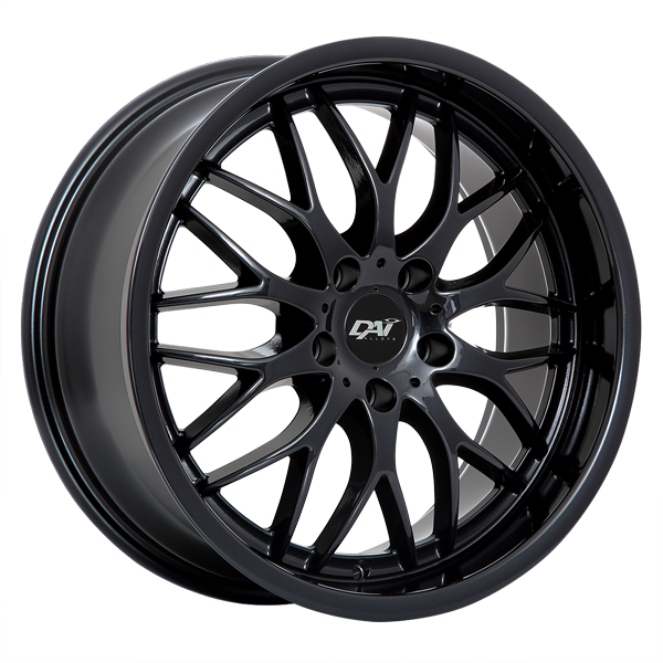 Dai Alloys - Passion - Black - Black Magic - 18" x 8", 45 Offset, 5x114.3 (Bolt Pattern), 73.1mm HUB