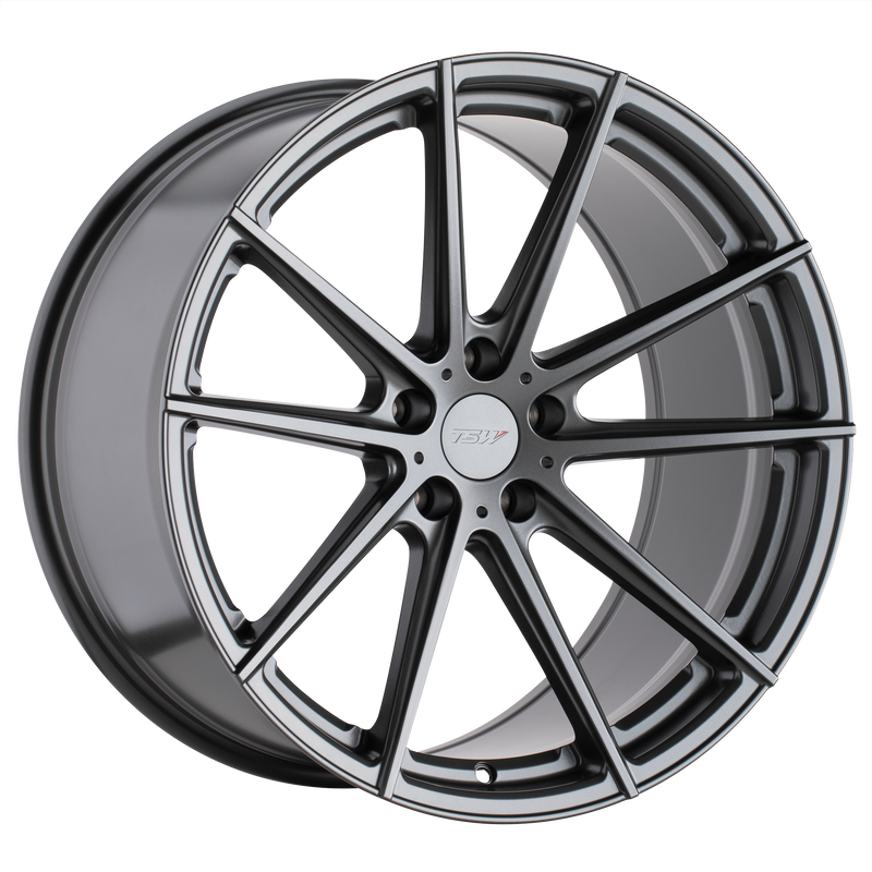 TSW Wheels - BATHURST - Gunmetal - GLOSS GUNMETAL - 18" x 8", 35 Offset, 5x114.3 (Bolt Pattern), 76.1mm HUB