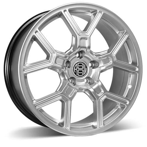 RSSW - Faith - Silver - Hyper silver - 18" x 8", 42 Offset, 5x108 (Bolt Pattern), 63.4mm HUB