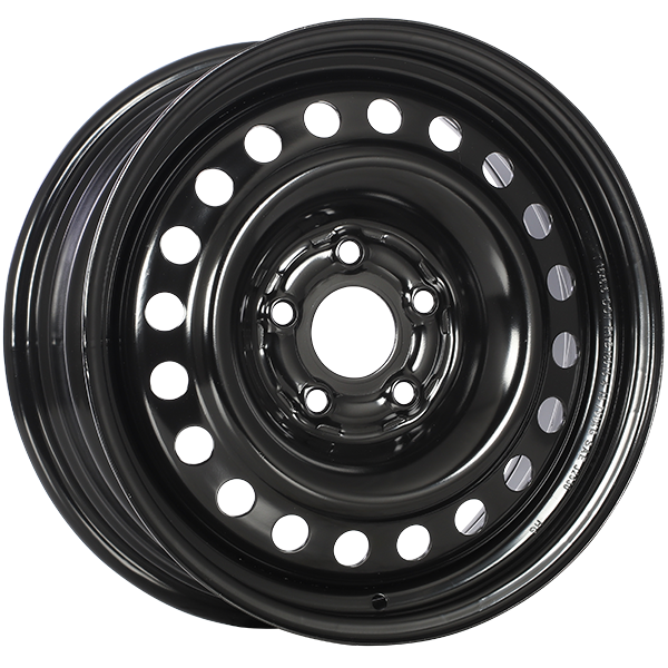 RNB - STEEL WHEEL - Black - Black E-Coating - 16" x 6.5", 40 Offset, 5x114.3 (Bolt Pattern), 64.1mm HUB