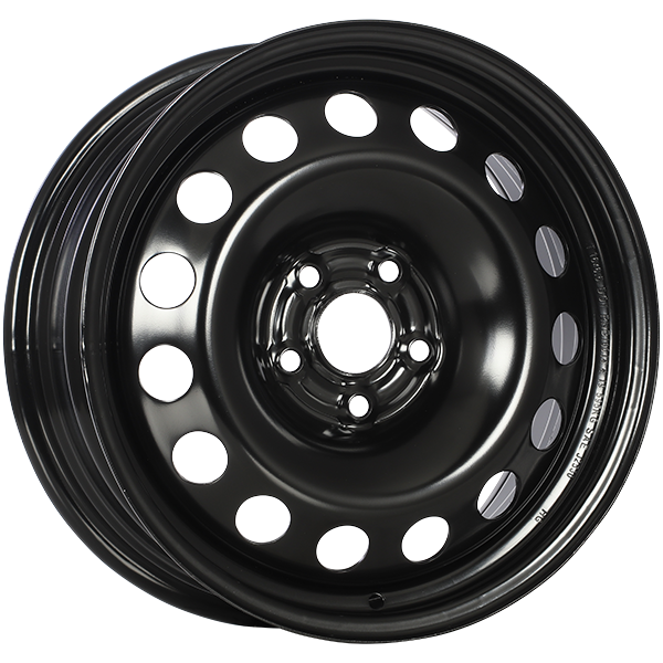 RNB - STEEL WHEEL - Black - Black E-Coating - 16" x 6.5", 40 Offset, 5x114.3 (Bolt Pattern), 60.1mm HUB