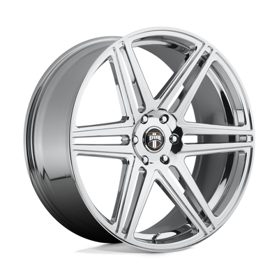 DUB - S122 SKILLZ - Polished - CHROME PLATED - 22" x 9.5", 30 Offset, 6x139.7 (Bolt Pattern), 78.1mm HUB