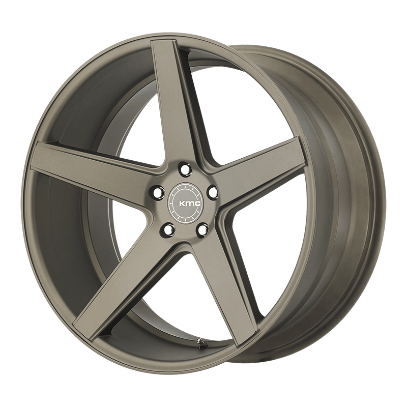 KMC Wheels - KM685 DISTRICT - Bronze - Matte Bronze - 18" x 8", 38 Offset, 5x120 (Bolt Pattern), 74.1mm HUB