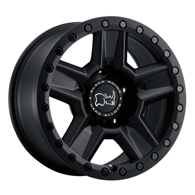 Black Rhino - RAVINE - Gunmetal - MATTE BLACK - 20" x 9", -18 Offset, 6x139.7 (Bolt Pattern), 112.1mm HUB