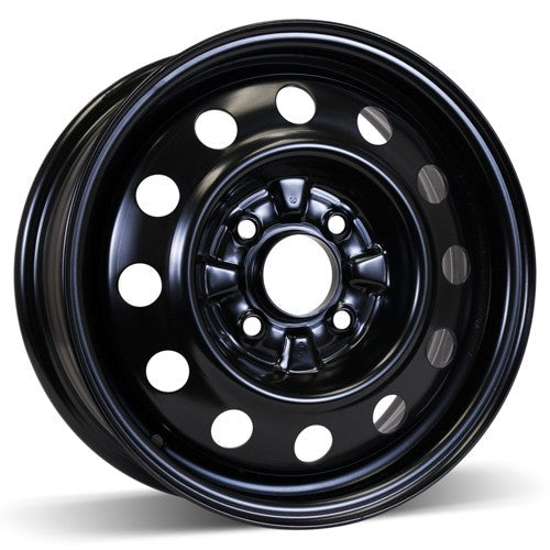 RSSW - Steel - Black - Black - 15" x 6", 45 Offset, 4x114.3 (Bolt Pattern), 67.1mm HUB