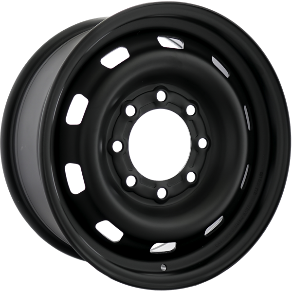 Envy Wheels - NX4 STEEL WHEEL - Black - FLAT BLACK - 17" x 7.5", 40 Offset, 8x170 (Bolt Pattern), 121.5mm HUB