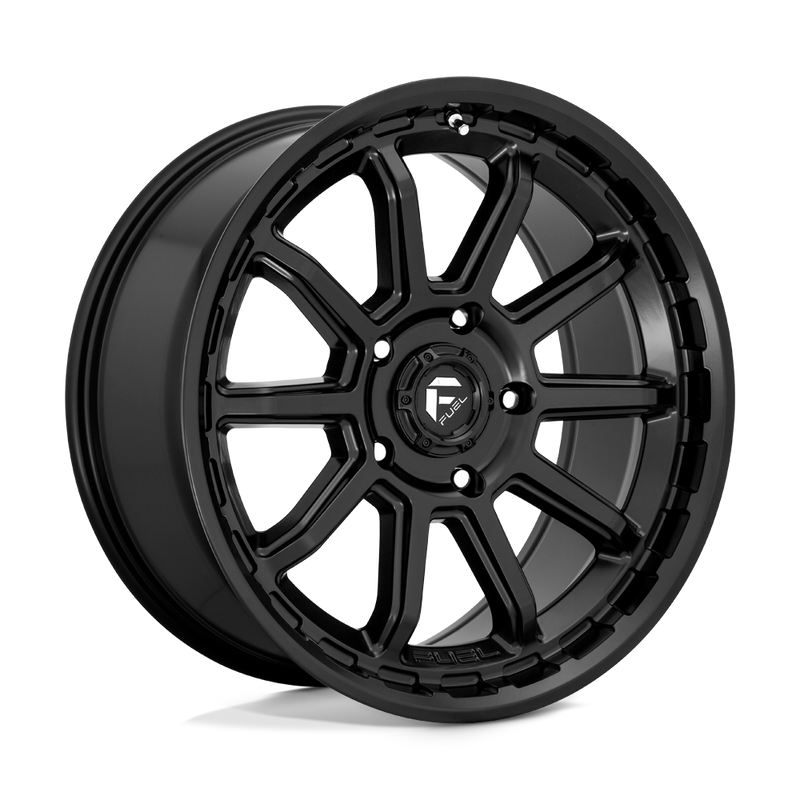 Fuel - D689 TORQUE - Black - MATTE BLACK - 17" x 9", 1 Offset, 5x127 (Bolt Pattern), 71.5mm HUB
