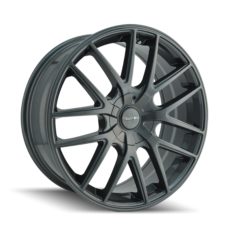 Touren - TR60 - Gunmetal - GUNMETAL - 16" x 7", 42 Offset, 5x112/120 (Bolt Pattern), 72.6mm HUB