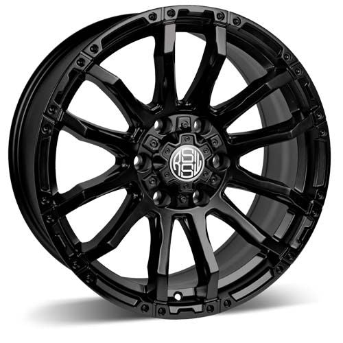 RSSW - Wired - Black - Satin Black - 18" x 8", 15 Offset, 6x139.7 (Bolt Pattern), 78.1mm HUB