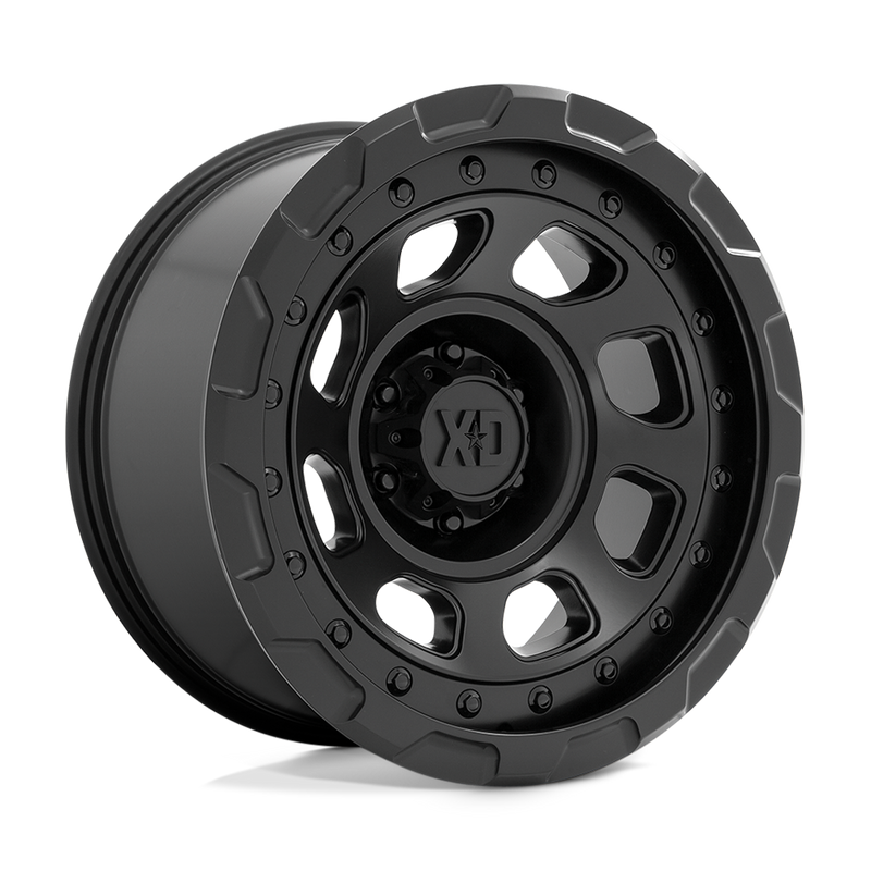 XD Series - XD861 STORM - Black - SATIN BLACK - 17" x 9", -12 Offset, 6x139.7 (Bolt Pattern), 106.1mm HUB
