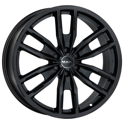 Mak Wheels - PEAK - Black - MATTE BLACK - 20" x 9", 25 Offset, 6x139.7 (Bolt Pattern), 100.1mm HUB