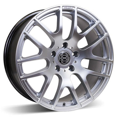 RSSW - Diamond - Silver - Hyper silver - 17" x 8", 35 Offset, 5x120 (Bolt Pattern), 72.6mm HUB