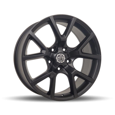 DTD - NORDIK - Black - Satin Black - 17" x 8", 20 Offset, 5x139.7 (Bolt Pattern), 77.8mm HUB