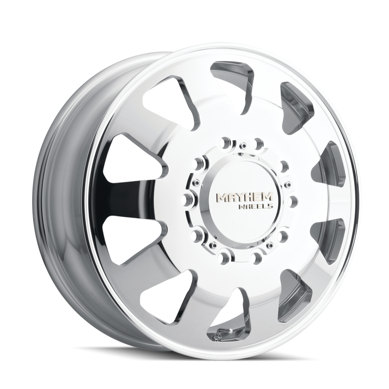 Mayhem - 8181 - Chrome - POLISHED - 22" x 8.25", 169 Offset, 10x285 (Bolt Pattern), 220.1mm HUB