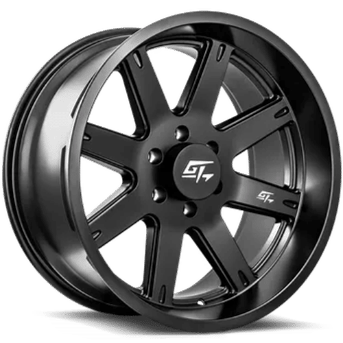 GT Off-Road - Invasion - Black - Satin Black - 22" x 12", -44 Offset, 8x170 (Bolt pattern), 125.2mm HUB