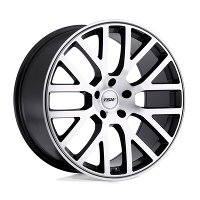 TSW Wheels - DONINGTON - Gunmetal - Gunmetal Mirror Cut Face - 22" x 10.5", 25 Offset, 5x114.3 (Bolt pattern), 76.1mm HUB