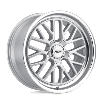 TSW Wheels - HOCKENHEIM S - Silver - Silver with Mirror Cut Lip - 19" x 9.5", 20 Offset, 5x114.3 (Bolt pattern), 76.1mm HUB